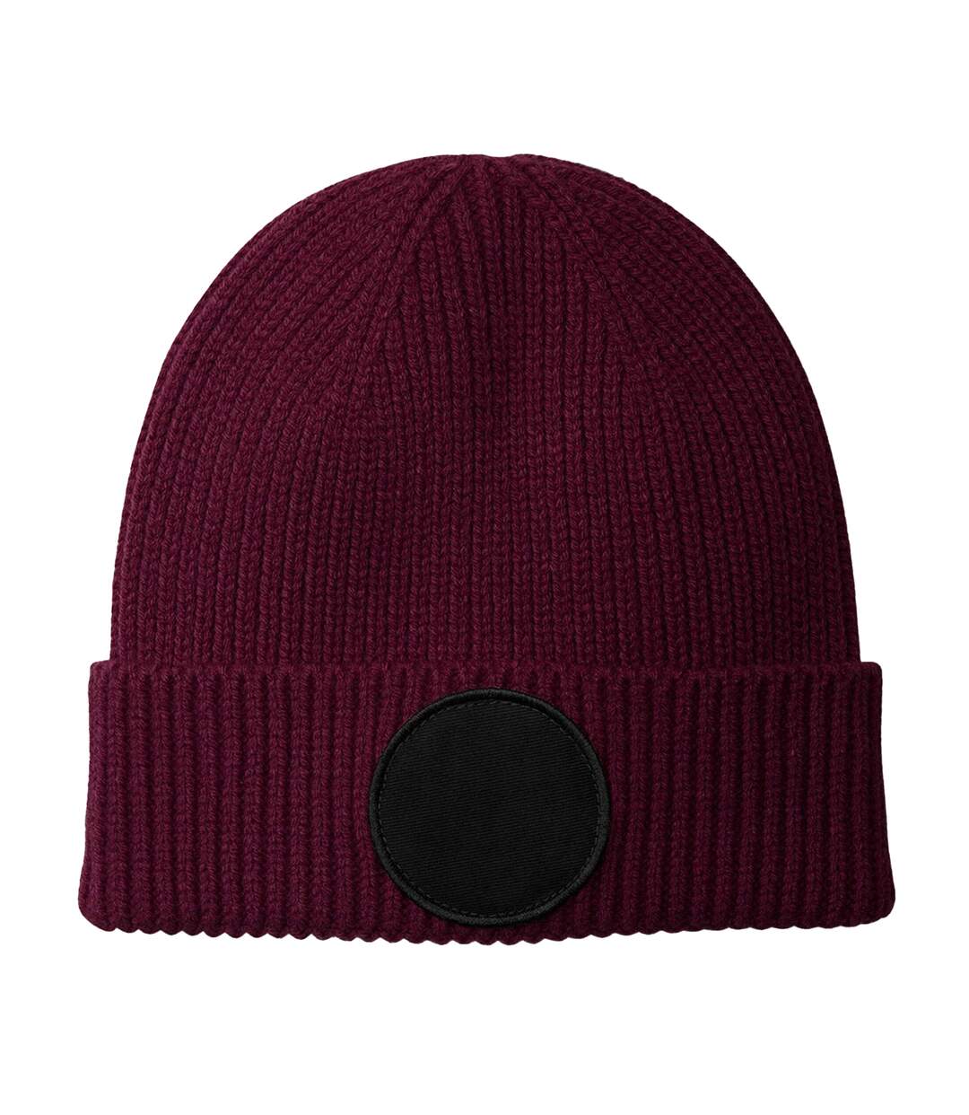 Bonnet Fashion Adulte Bordeaux Noir Beechfield-2
