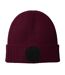 Bonnet Fashion Adulte Bordeaux Noir Beechfield-2