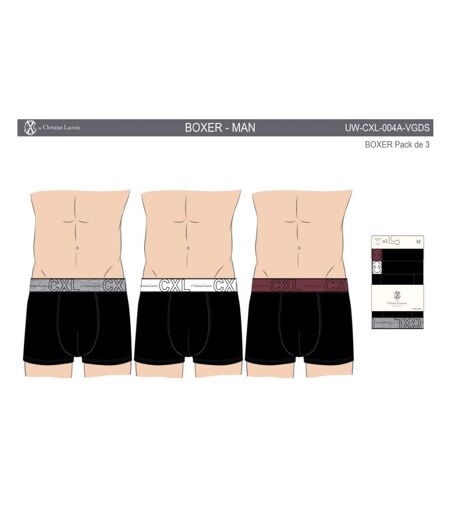 Boxer CXL By LACROIX X3 - Pack de 3