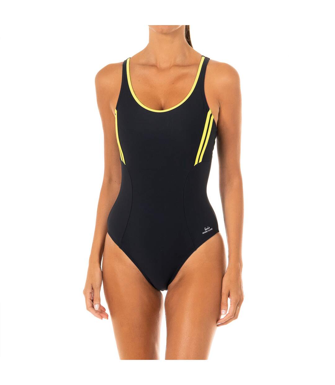 Swimsuit with straps on the back and cap included 46101 women