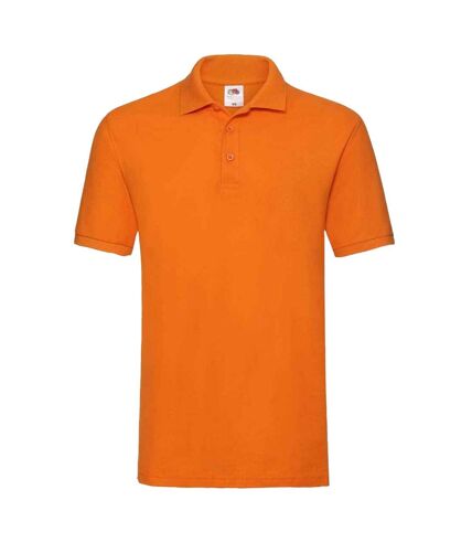 Polo manches courtes homme orange Fruit of the Loom Fruit of the Loom