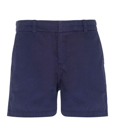 Short en coton pour femme - AQ061 - bleu marine