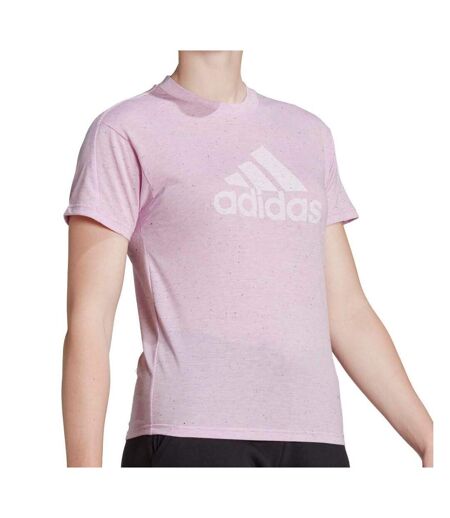 T-shirt Rose Femme Adidas HK0417 - XS