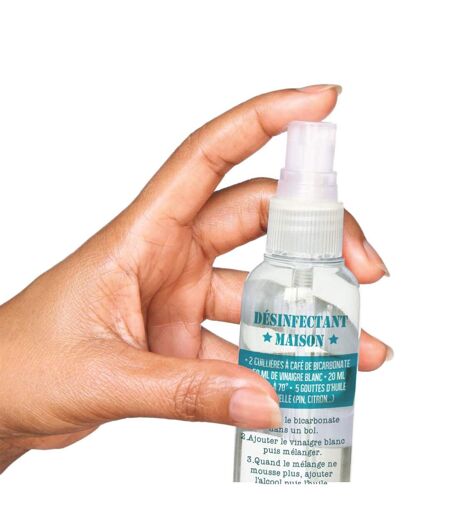 Flacon Vaporisateur Désinfectant 100ml Transparent