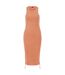 Womens/ladies Nerana Logo Dress Orange Hugo Boss-1