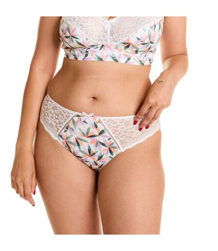 Culotte blanche imprimé Ella