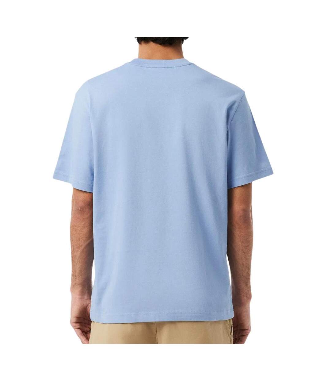 T-shirt bleu clair homme lacoste th73181-2