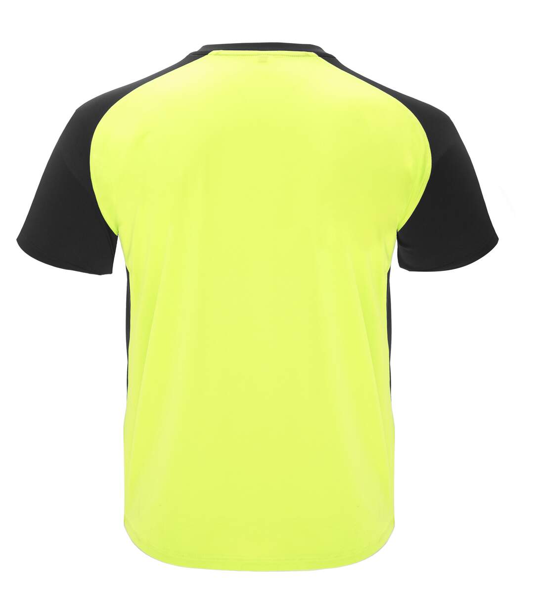 T-shirt Bugatti Adulte Jaune Fluo Noir Roly Sport-2