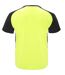T-shirt Bugatti Adulte Jaune Fluo Noir Roly Sport-2