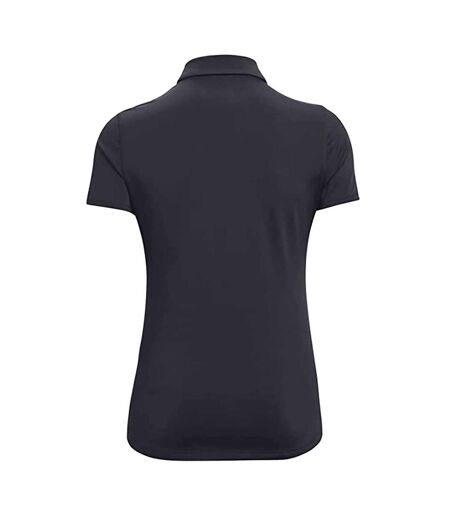 Womens/ladies heavy cotton pique polo shirt dark grey Tee Jays
