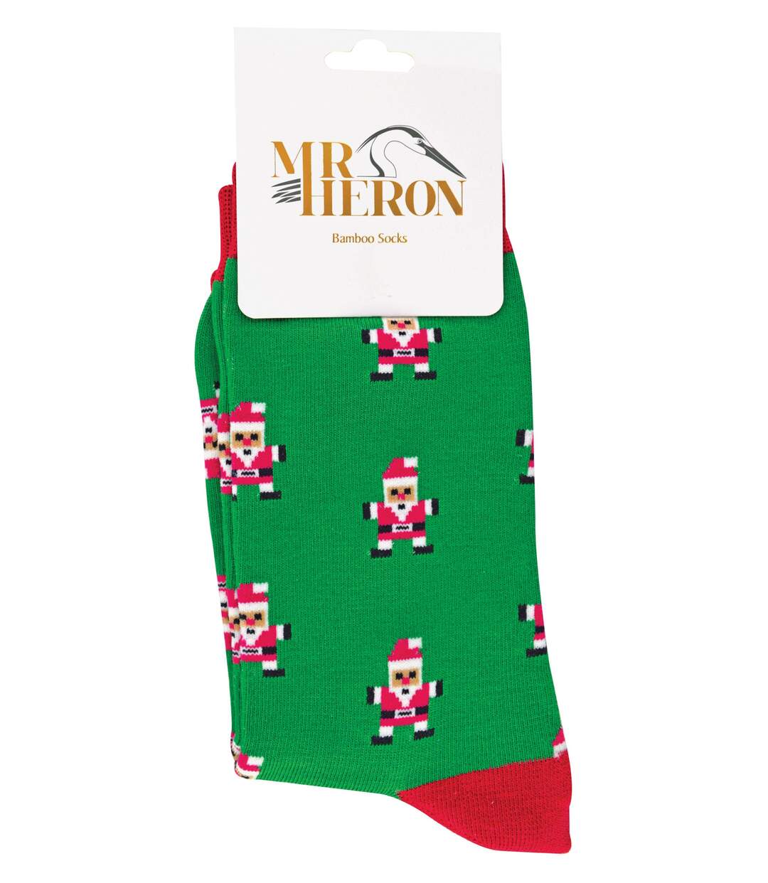 Mr Heron - Mens Novelty Bamboo Christmas Socks-2