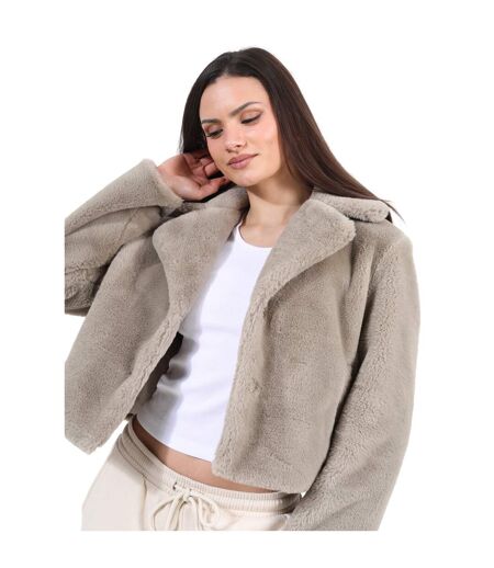 Veste Motif/style Boutonnage Double Femme Taupe Brave Soul