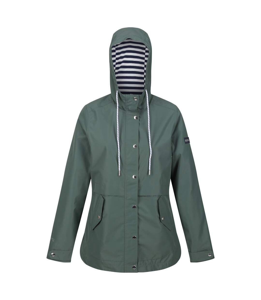 Veste imperméable bayla femme vert forêt foncé Regatta-1