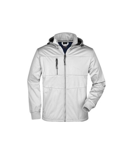 Veste Maritime Homme Blanc Bleu Marine James And Nicholson
