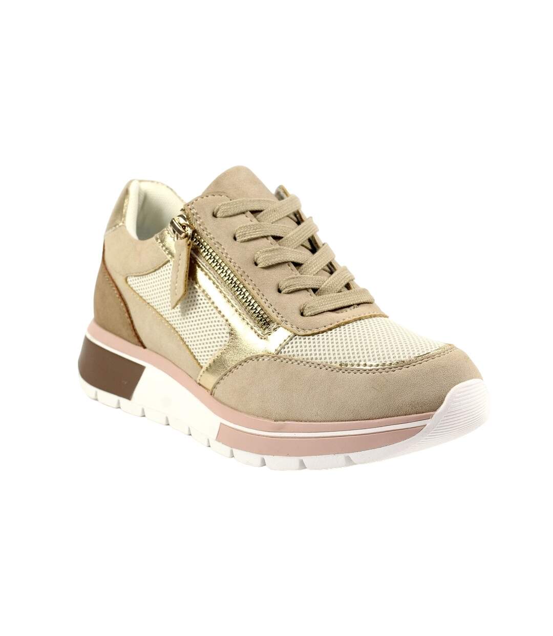 Baskets haller femme beige Lunar