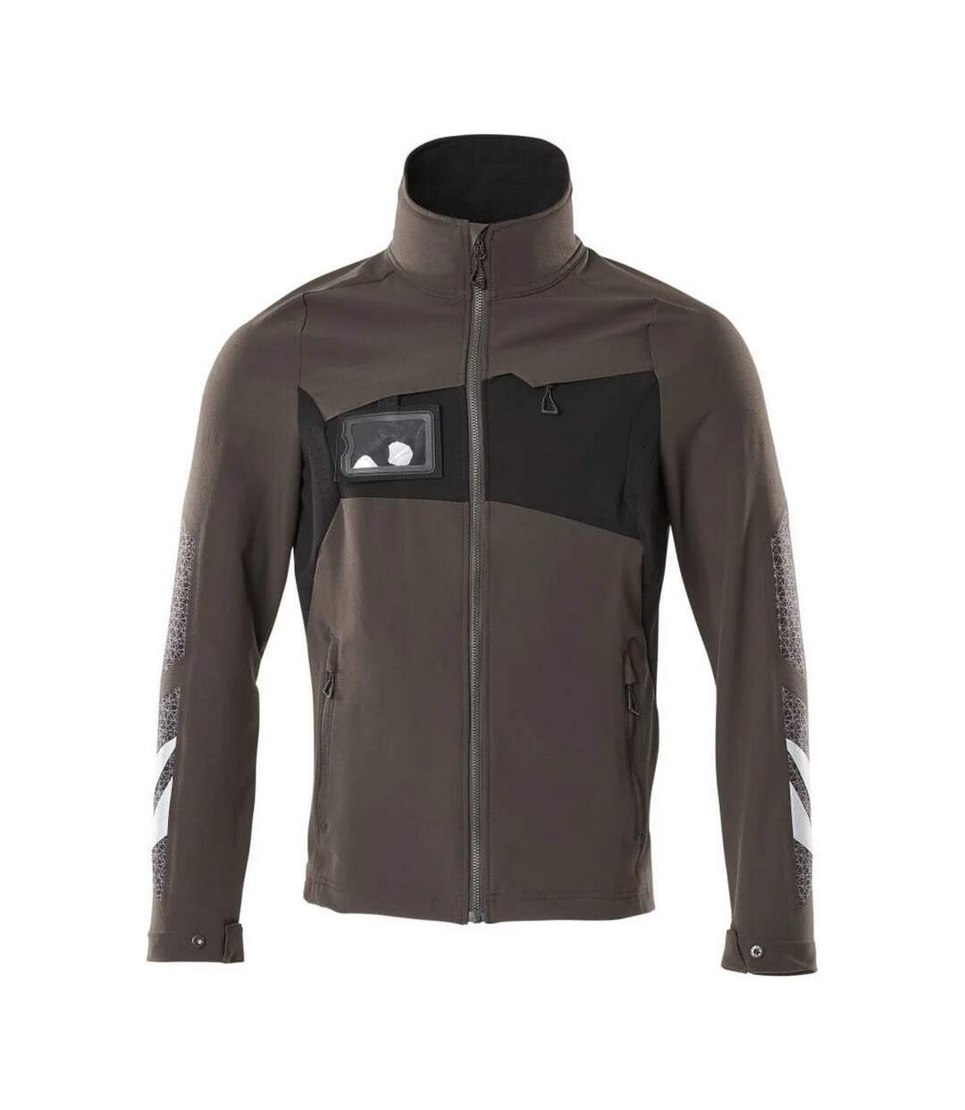Veste Softshell Accelerate Homme Anthracite Foncé Noir Mascot-1