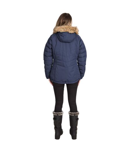Womens/ladies Nadina Waterproof Padded Jacket Navy Trespass