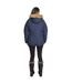 Womens/ladies Nadina Waterproof Padded Jacket Navy Trespass-1