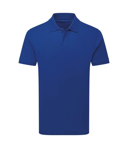 Mens Premium Mercerised Cotton Polo Shirt Royal Blue Asquith & Fox