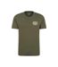 T-shirt homme vert kaki Mountain Warehouse