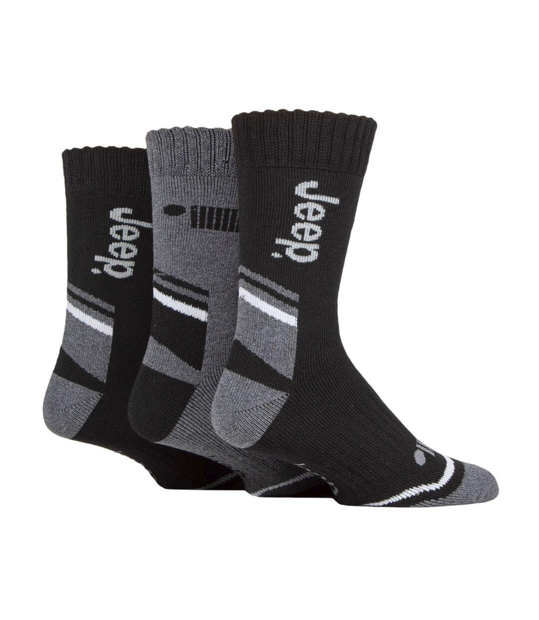 3 Pack Mens Walking Boot Socks | Performance Outdoor Socks for Hiking-3