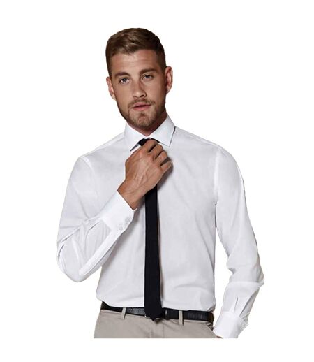 Chemise Manches Longues Homme Blanc Kustom Kit