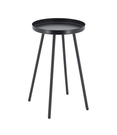 Table basse en métal Ø 30 H 50 Noir