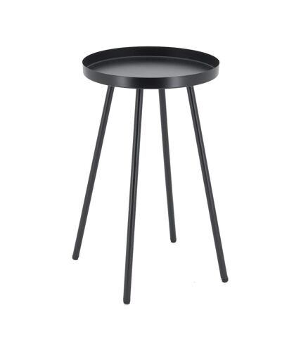 Table basse en métal Ø 30 H 50 Noir