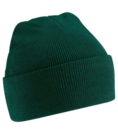 Beechfield Soft Feel Knitted Winter Hat (Bottle Green) - UTRW210