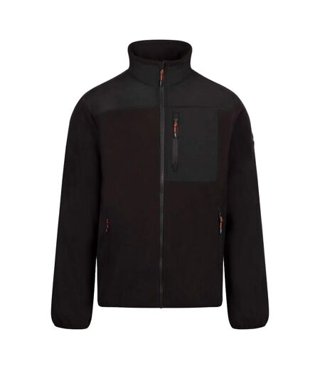 Mens lafferty fleece jacket black Trespass