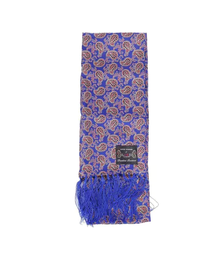Écharpe Style Cachemire Two Taille Unique Bleu Luke 1977