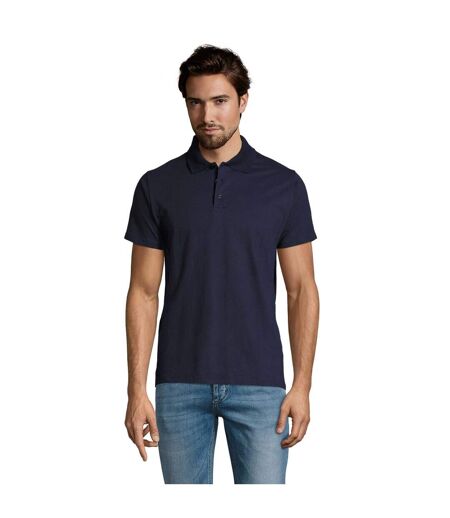 Polo Prescott Homme Bleu Marine Français SOLS