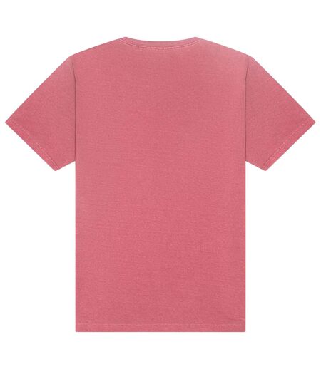 Unisex Adult Washed Canvas Heavyweight T-shirt Washed Red Bella + Canvas
