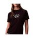 T-Shirt noir femme calvin klein jeans fitted script-1