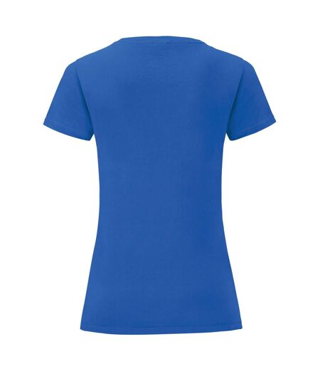T-shirt Iconic Femme Bleu Roi Fruit Of The Loom