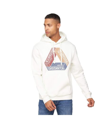 Sweat À Capuche Pashika Homme Blanc Cassé Crosshatch