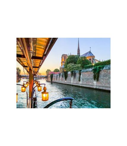 Croisière de 2h sur la Seine avec dîner gastronomique, vin et champagne - SMARTBOX - Coffret Cadeau Gastronomie