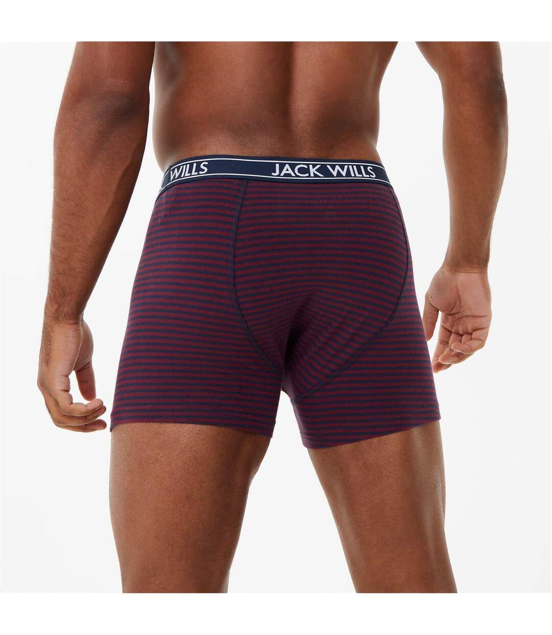 Lot De 3  Boxers Homme Bordeaux Sombre Jack Wills-2