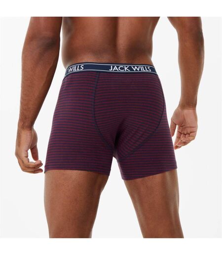 Lot De 3  Boxers Homme Bordeaux Sombre Jack Wills