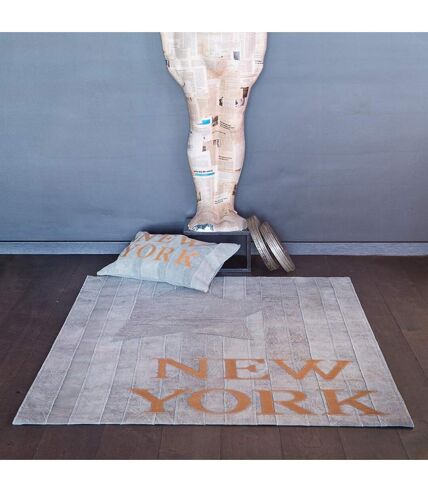 Tapis salon et chambre fait main motif fresque NEW YORK A