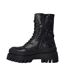Womens/ladies Coast Snake Print Platform Combat Boots Black Steve Madden-2