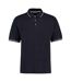 Polo homme bleu marine / blanc Kustom Kit-1