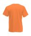 Fruit Of The Loom Mens Valueweight V-Neck, Short Sleeve T-Shirt (Orange) - UTBC338