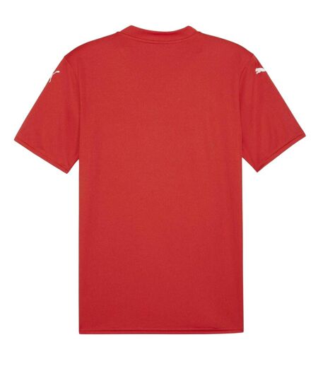 Mens Teamglory Jersey T-shirt Red White Puma