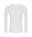 Mens active recycled base layer top arctic white AWDis Cool-1