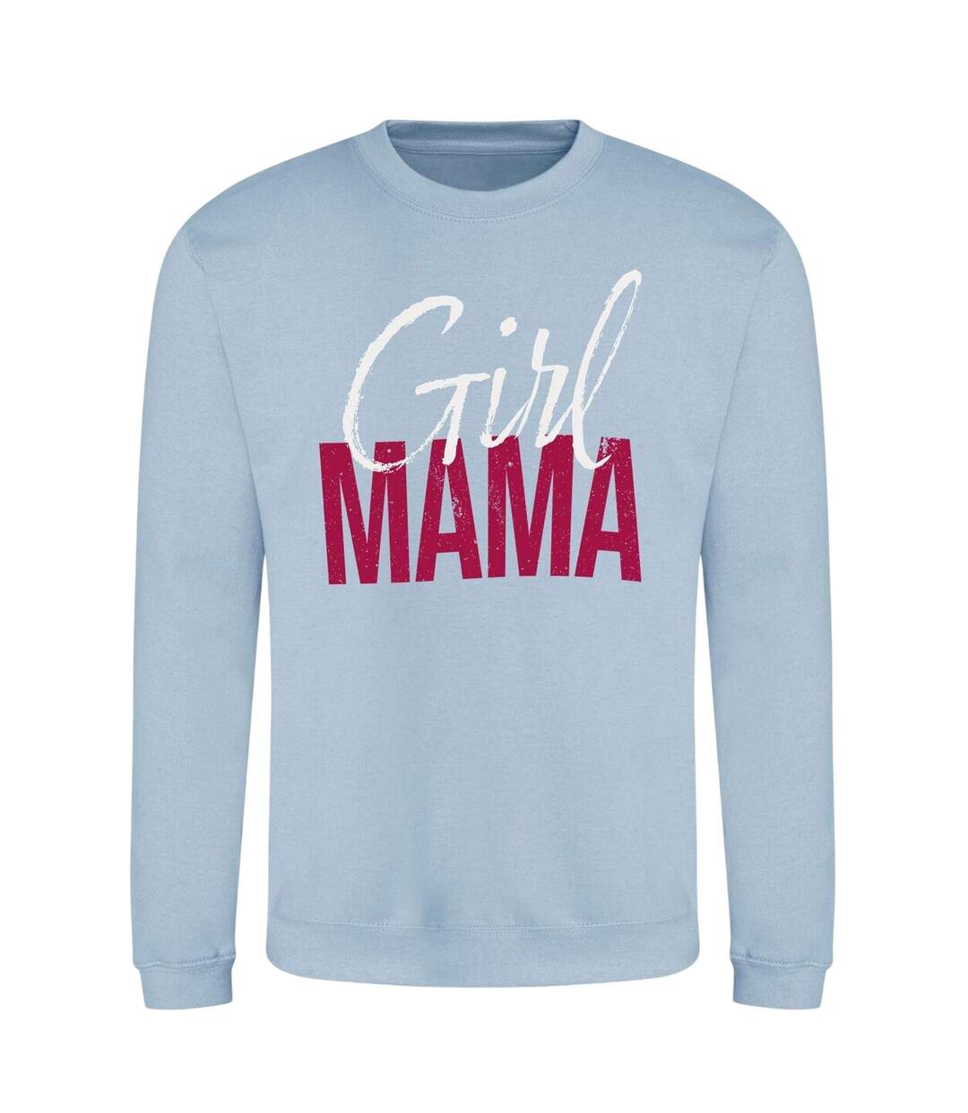 Womens/ladies Mama Mothers Day Sweatshirt Blue AWD-2