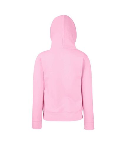 Fruit Of The Loom Ladies Lady Fit Hooded Sweatshirt / Hoodie (Light Pink) - UTBC363