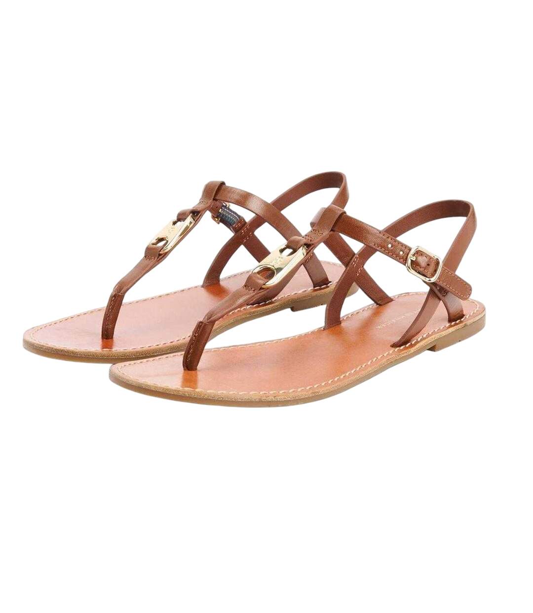 Sandales Motif/style Logo Femme Cuivré Tommy Hilfiger-4