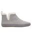 Womens/ladies textile ankle boots grey Toms