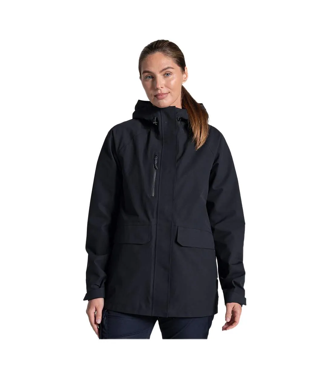 Veste Motif/style Long Kiwi Pro Femme Noir Craghoppers Expert-1
